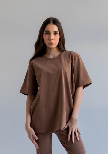 koszulka EVA long rymki, materiał cupro - odzież basic